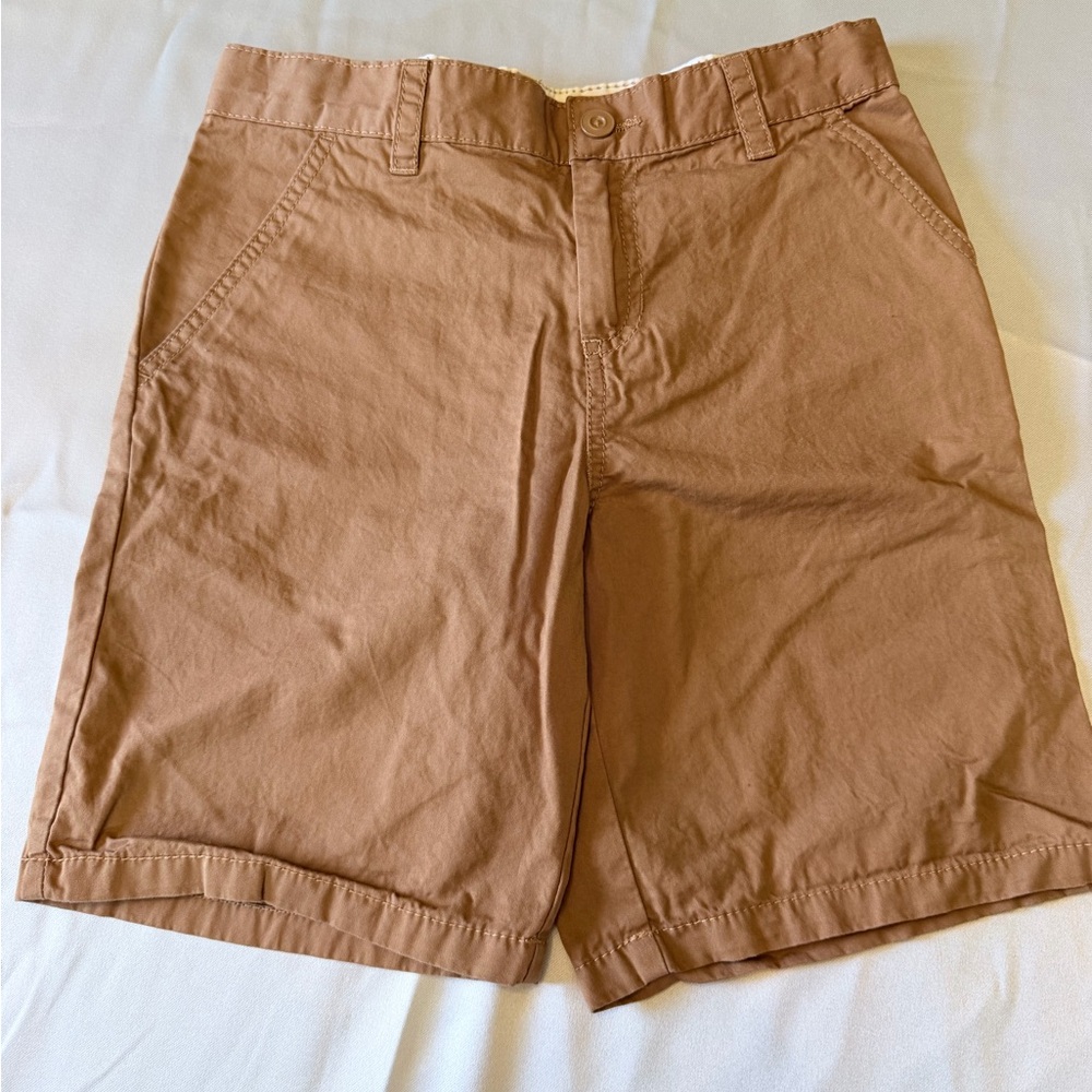 Cat & Jack boys Brown Flat Front Shorts